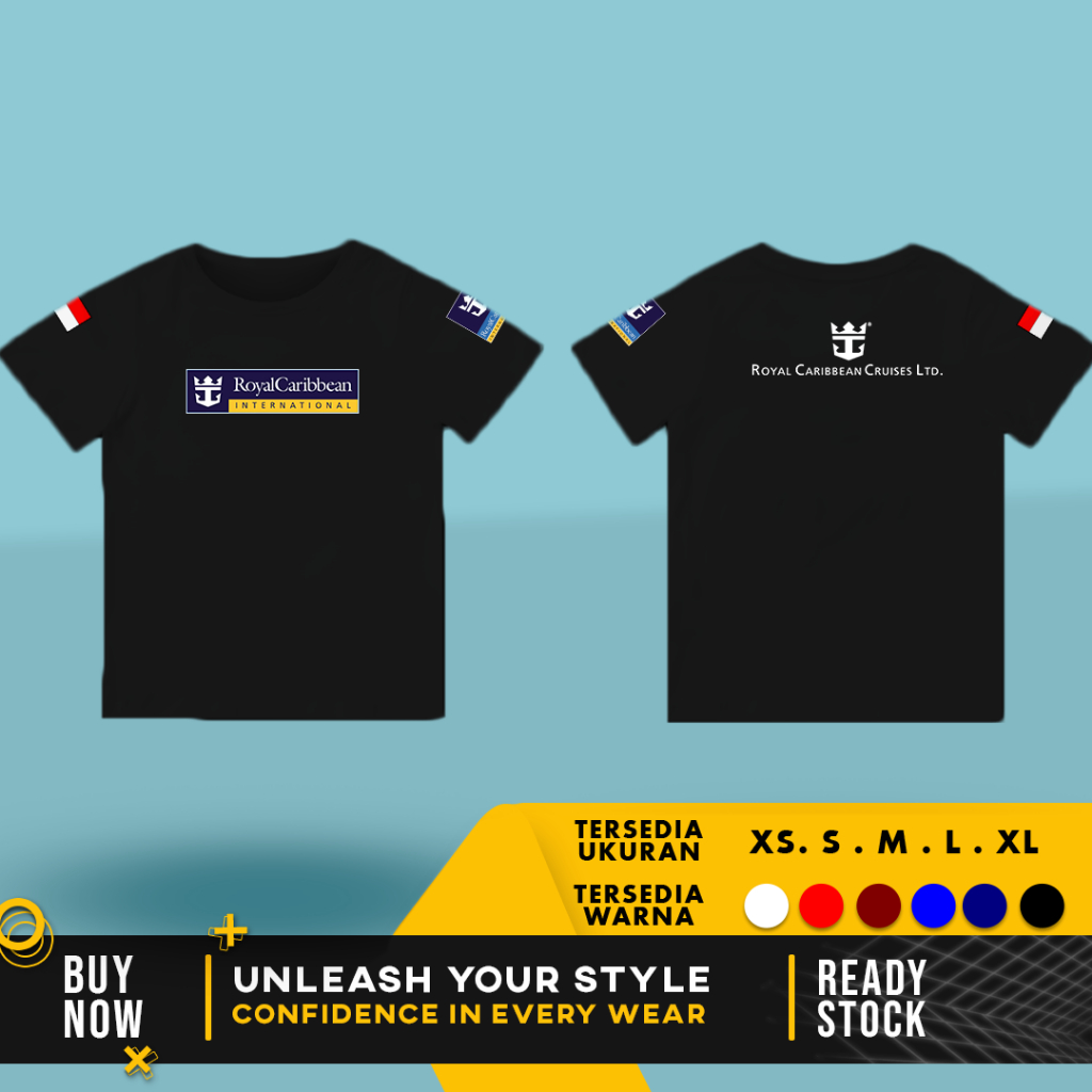 เสื้อยืดเด็ก Royal Caribbean Cruise Ship | สําลีหวี 30s