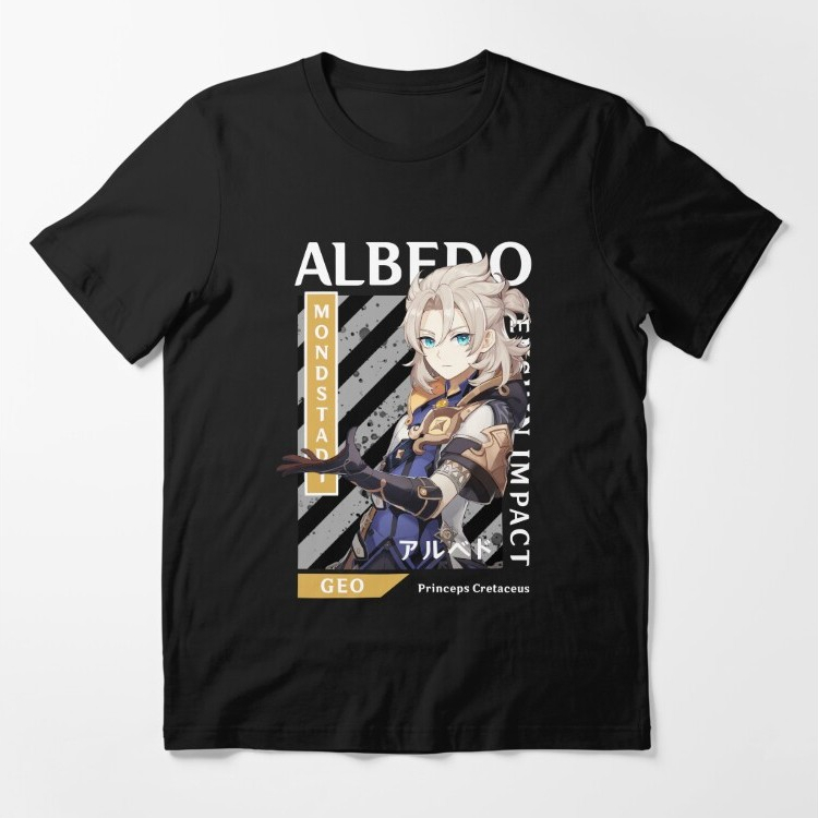 เสื้อยืด Albedo Genshin Imp Gamers