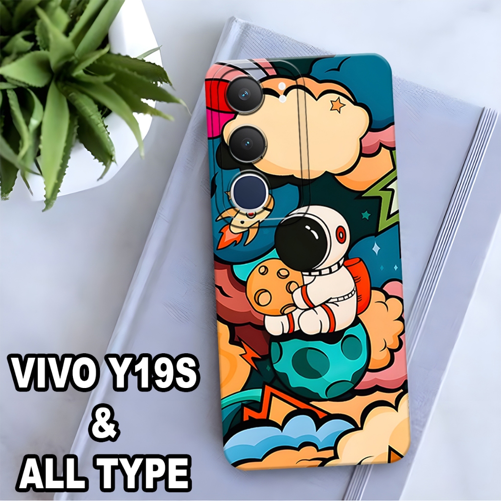 AC44/Softcase Procamera HP VIVO Y19S ล่าสุด 2024 แฟชั่นกรณี Nasa Softcase คุณภาพยืดหยุ่นกรณี Handpho