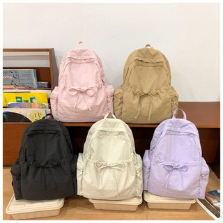 Hayden Ursula Bag Ransel Nilon Anti Air Tas Sekolah Kuliah Muat Laptop Backpack Wanita Estetik - HYB3S