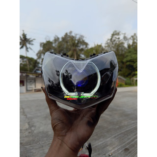 LAMPU BILED MATRIX X1 SUPRA X 125 BATMAN TAHUN 2007-2013 UKURAN 4,5 INC