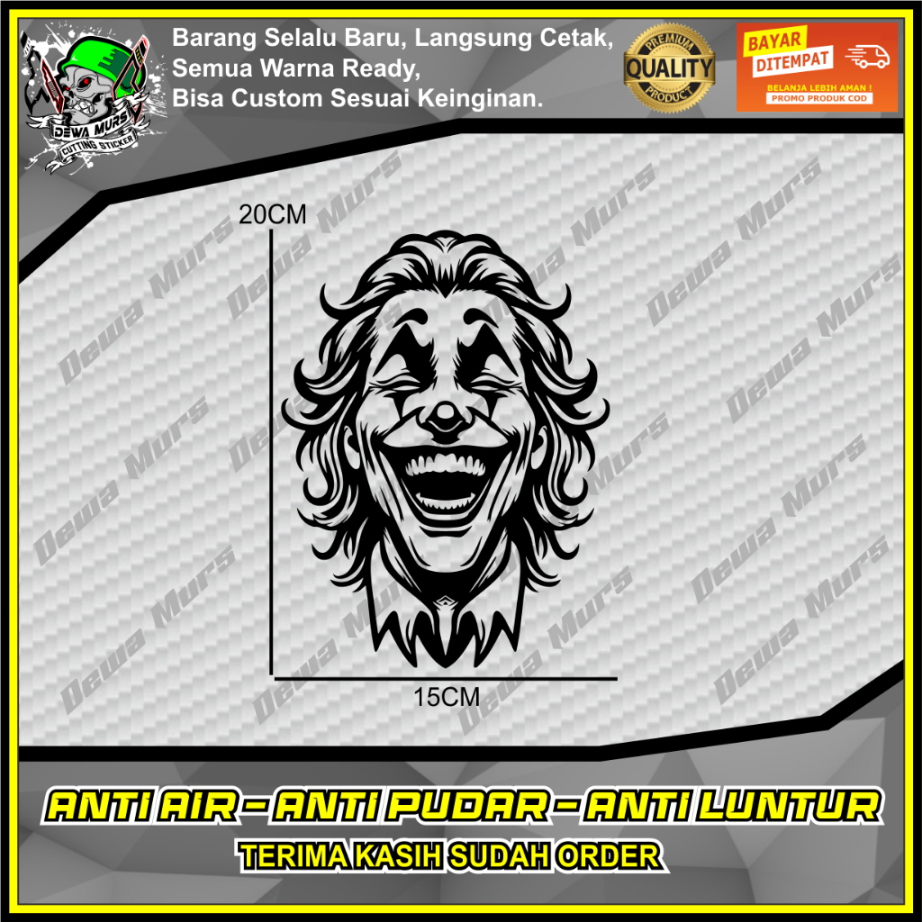 สติ๊กเกอร์ตัด สติ๊กเกอร์ SENYUM JOKER เหมาะสําหรับรถจักรยานยนต์และรถยนต์