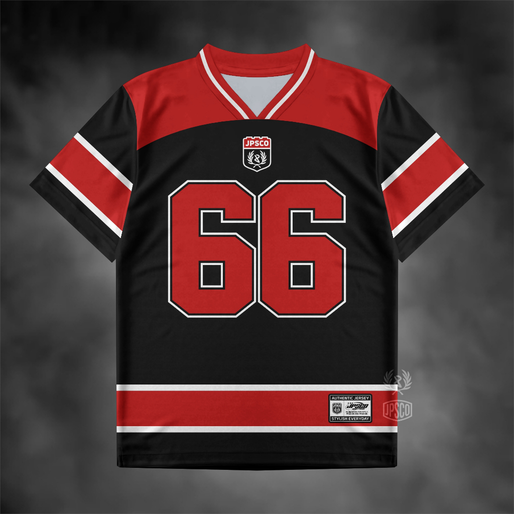 STREETWEAR NUMBER JERSEY / VINTAGE RETRO JERSEY / RUGBY JERSEY / HCK JERSEY / NFL JERSEY