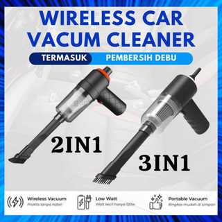 Vacuum Cleaner Portable Mini 2in1 / Vacum Cleaner LED Rechargeable / Car Vacum 2 In 1 Cleaner / Alat Penyedot Debu Mobil