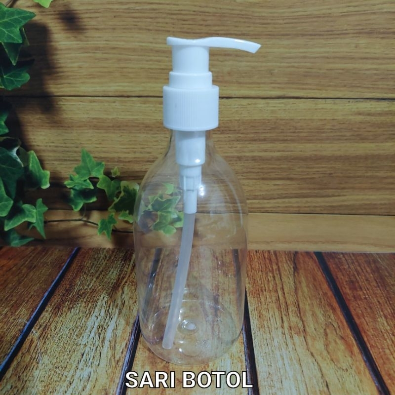 300ML SC OVAL PUMP PET ขวดพลาสติกใส 300ML ขวดโลชั่นใส