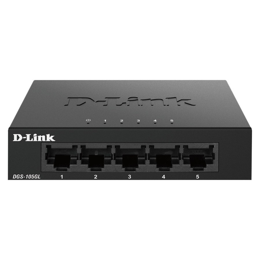 D-Link DGS-105GL 5 พอร์ต Gigabit Metal Unmanaged Desktop Switch