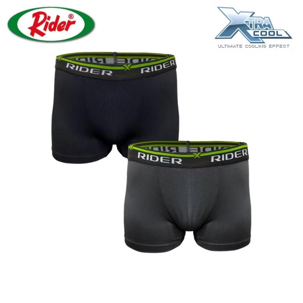 Boxer Rider Xtracool Microfiber Brief - กางเกงบ็อกเซอร์ผู้ชาย R889B 1-B0X มี 2 ชิ้น