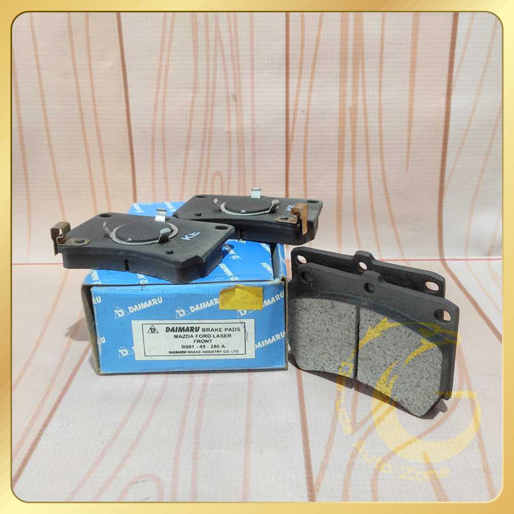 ผ้าเบรคหน้า Mazda 323 Ford Laser B001-49-280A Daimaru 10251bk
