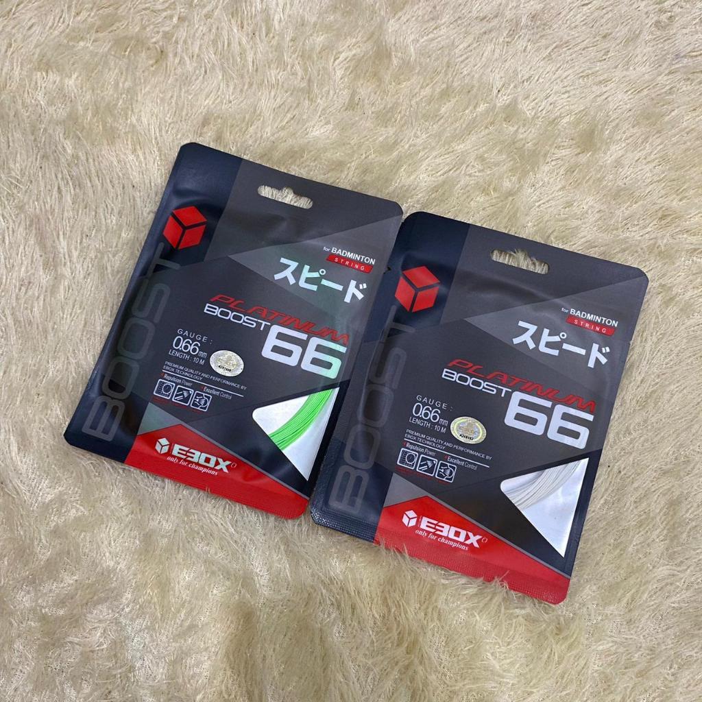 ตัวต่อแบดมินตัน - ต้นฉบับ EBOX PLATINUM BOOST 66 STRINGS