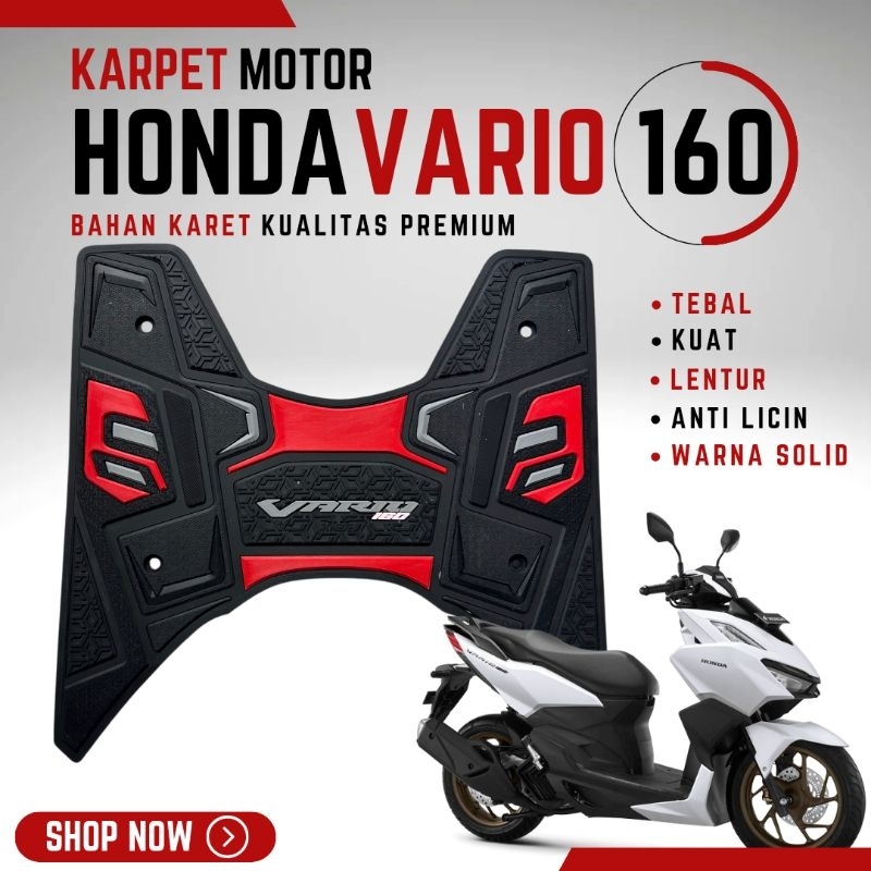 Vario 160 FOOTSTEP อุปกรณ์เสริมสําหรับรถยนต์ต่างๆ HONDA VARIO MOTORCYCLE FOOTSTEP CARPET HONDA VARIO