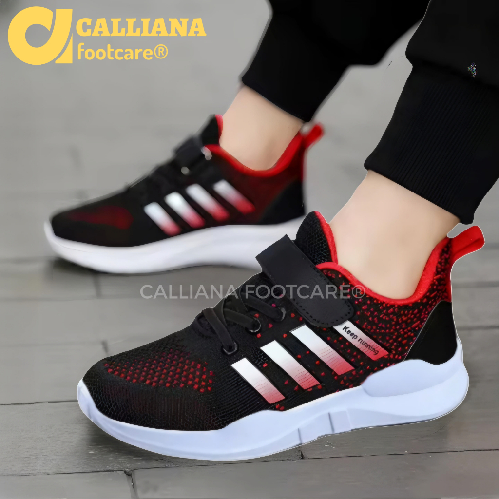 Keep Running รองเท้าผ้าใบแฟชั่นโรงเรียนสําหรับเด็กชายและเด็กหญิงอินเทรนด์