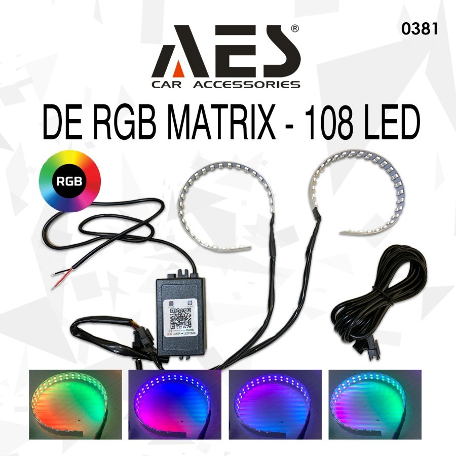 Devil Eye RGB Matrix 108 คอนโทรลเลอร์บลูทูธ LED AES