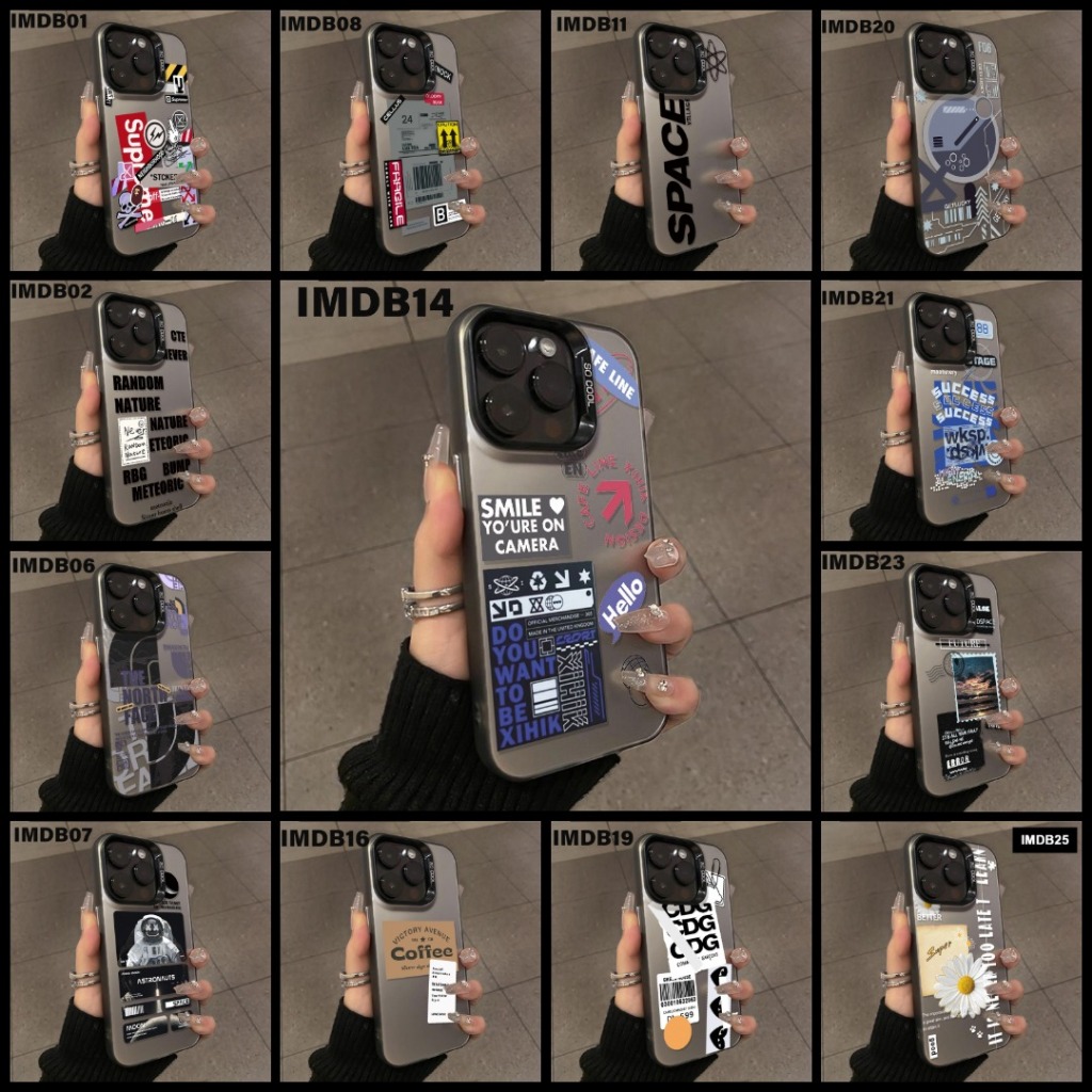 CASE MOTIF ใหม่ IMD สีดํา SAMSUNG A73 J2 PRIME J5 PRIME J7 PRIME M15 M23 M30S M21 - BD