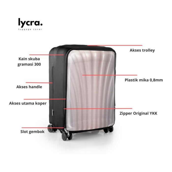 ผ้าคลุมกระเป๋าเดินทางกรอบ Samsonite Lite / เคส