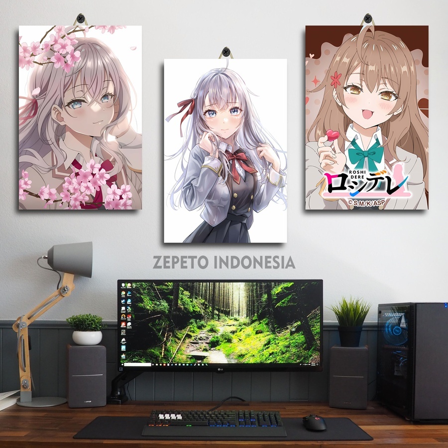 Alisa Mikohailovna Kujou Tokidoki Bosotto / Zepeto อินโดนีเซีย /โปสเตอร์ห้องเล่นเกม ZYR|KKNLT