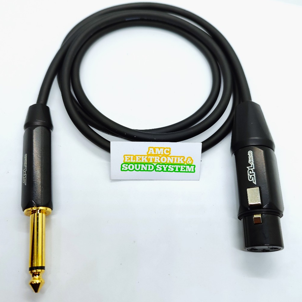 JACK IKAI MONO SPL GCD800M TO XLR CANON MAN SPL GCA1200 MOGAMI CABLE 2552