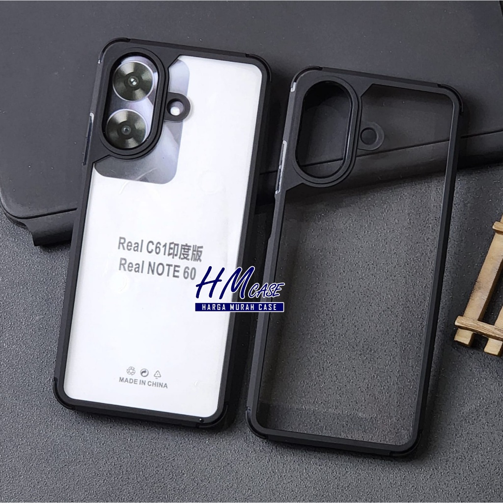 Realme note 60X Realme Note 60 เคสไฮบริดกันกระแทกใส Realme note 60X Realme Note 60