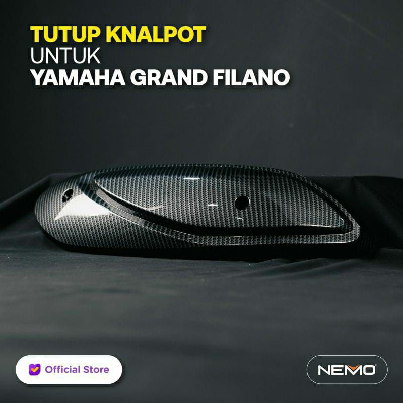 ฝาครอบท่อไอเสีย Grand Filano Carbon NEMO