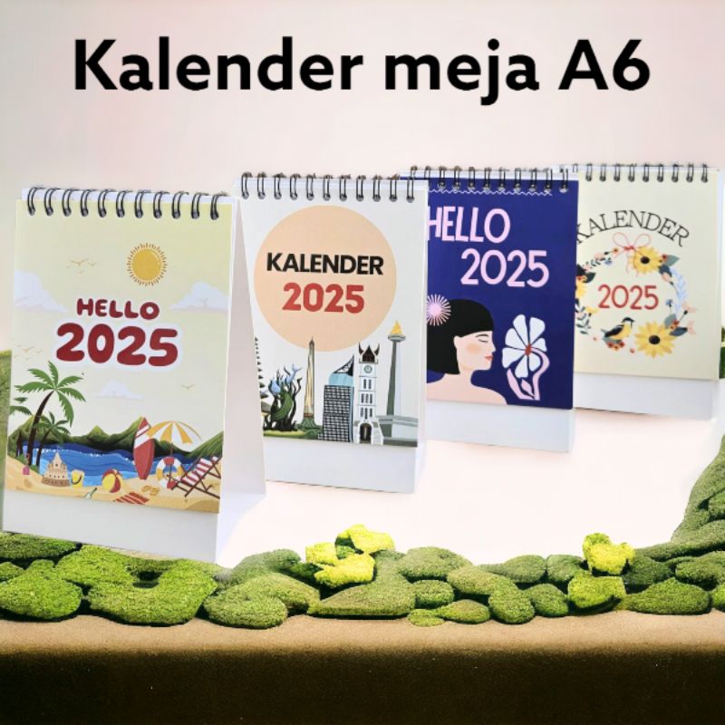 CALENDAR 2025 / DESK CALENDAR 2025 / AESTHETIC CALENDAR / SITTING CALENDAR / VERTICAL DESK CALENDAR 