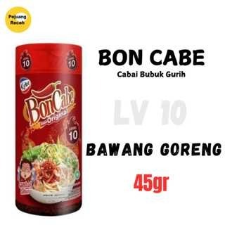Boncabe SPICY SPICY SPICY SPICY SPICY FRIED ONION LV 10 | ใช้งานได้จริง HALAL, TABUR POWDER CHILI สม