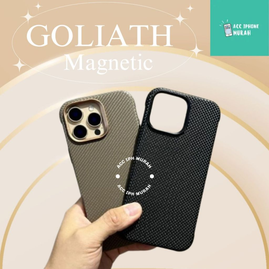 เคสพรีเมี่ยม GOLIATH Magnetic ใช้งานร่วมกับ IPH0NE 16 PROMAX 16 PRO 16 15 PROMAX 15 PRO 15 14 PROMAX