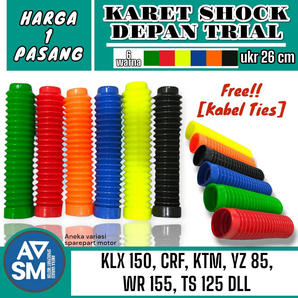 หนา KLX ยางโช๊คหน้า Big Trail KLX 150 CRF KTM YZ85 WR 155 TS 125 THERE ARE 6 สี TO CHOICE