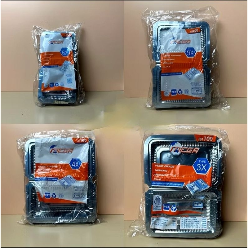 6x Mega Mica / 5x Mega Mica / 4x Mega Mica / 3x พลาสติก อาหาร