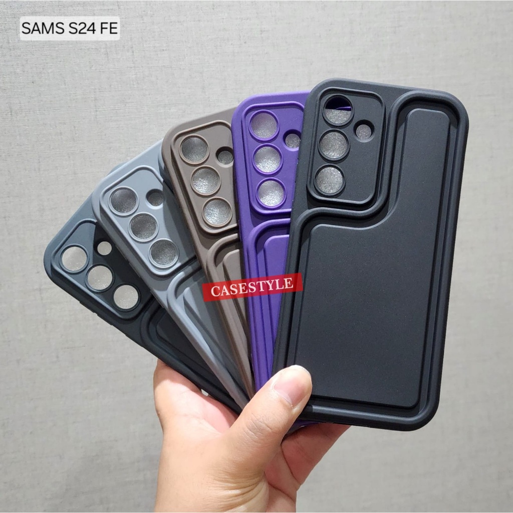 Samsung S24 FE Case Macaron Circuit Protect Camera Case Samsung S24 FE