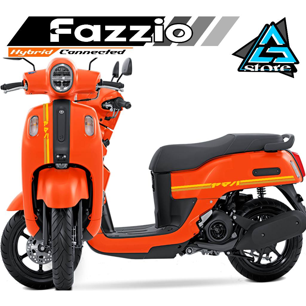 FAZIO MOTORCYCLE STRIPING/SL.470A/CUTTING STICKER/FAZZIO MOTORCYCLE STICKER/JAPANESE STRIPING/SIMPLE