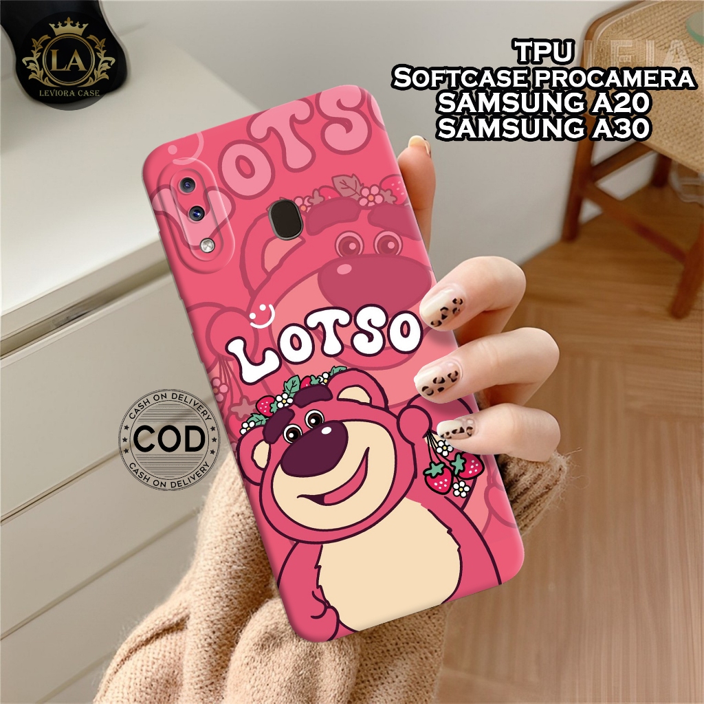 HP เคส Samsung A20 / A30 ใหม่ล่าสุด - เคสแฟชั่นLotso - Samsung A20 / A30 Softcase - เคสกล้อง Pro - เ