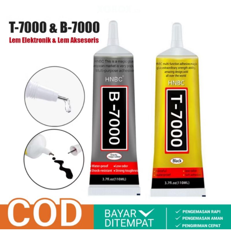 T7000 B700 LCD TOUCHSCREEN GLUE CLEAR อุปกรณ์เสริมสีดํา ADHESIVE GLUE