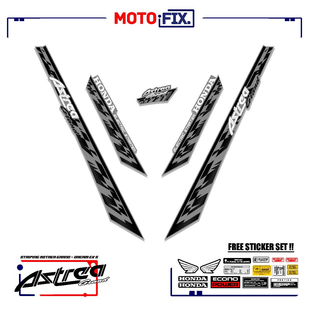 ASTREA GRAND / MT79 / SABIT / BULUS MOTORCYCLE STRIPING STICKER / OLD HONDA POLE STICKER 91-99 / VAR