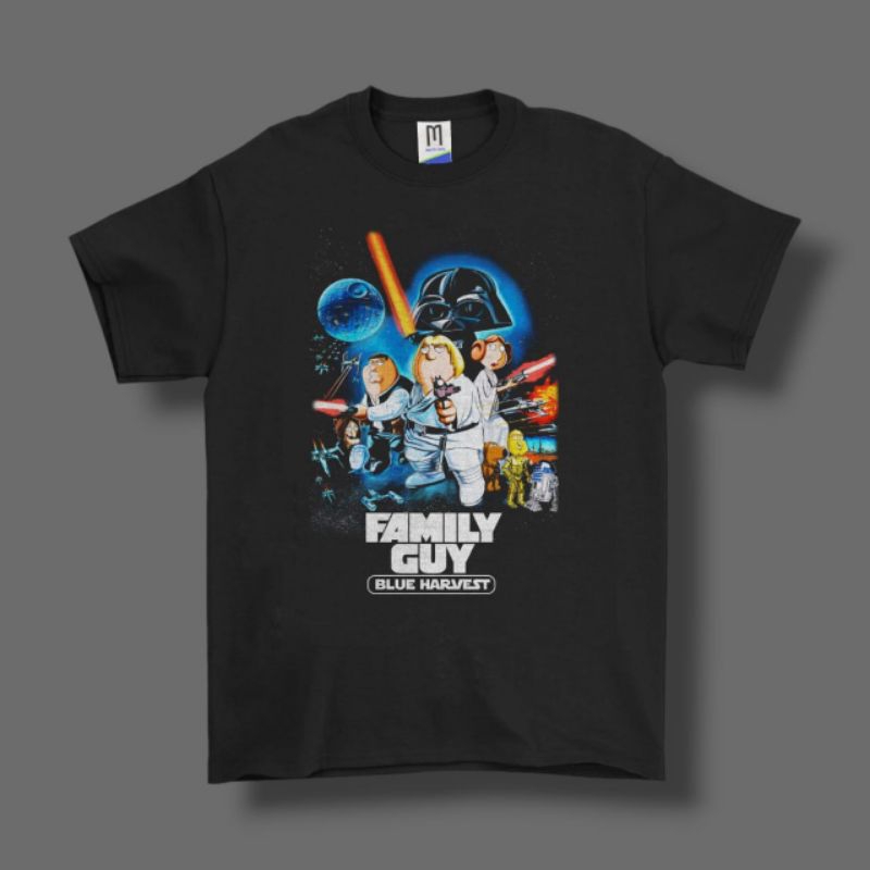 เสื้อยืด STAR WARS FAMILY GUY TSHIRT ดั้งเดิม