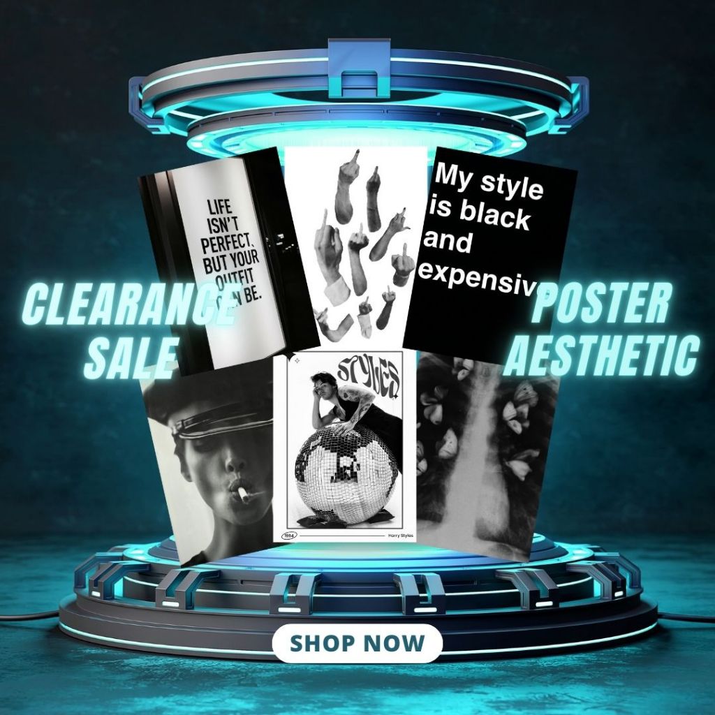 Clearance Poster Aesthetic Size A4