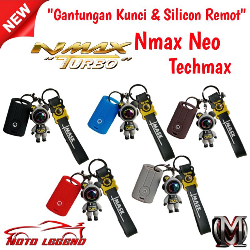 GANTUNGAN Keychain Package Plus Silicon Remote NMAX Turbo Neo Neo s Techmax 2024 2026 ยาง