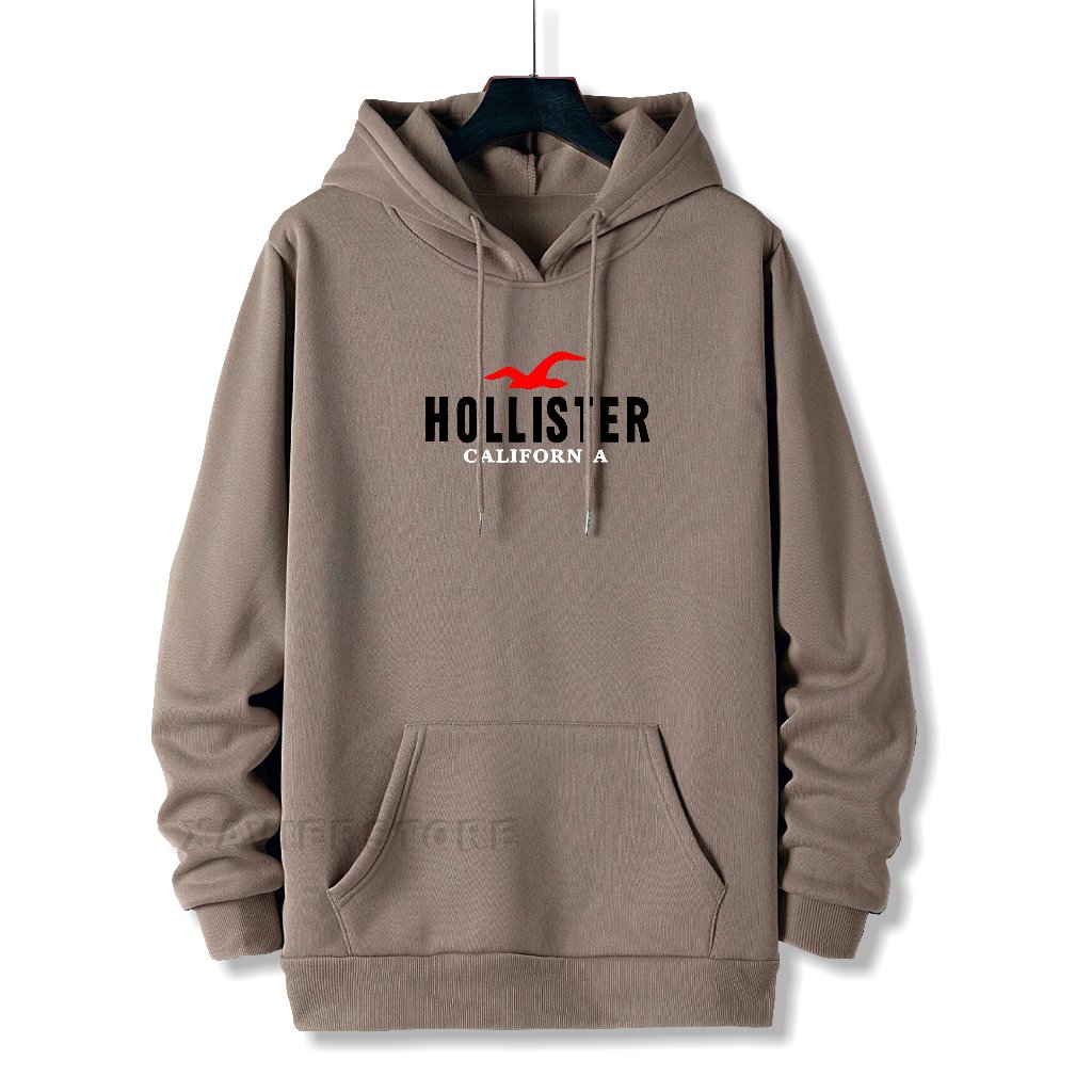 Cool Distro Mens Sweater Jacket HOLLISTER เสื้อกันหนาวธรรมดาและคาร์ดิแกน ME2GX7 "Hoodie