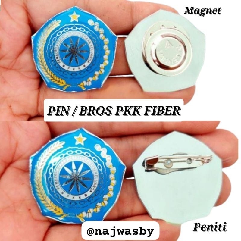 PKK FIBER PIN - PKK FIBER Brouch ขนาด: 3.5 ซม