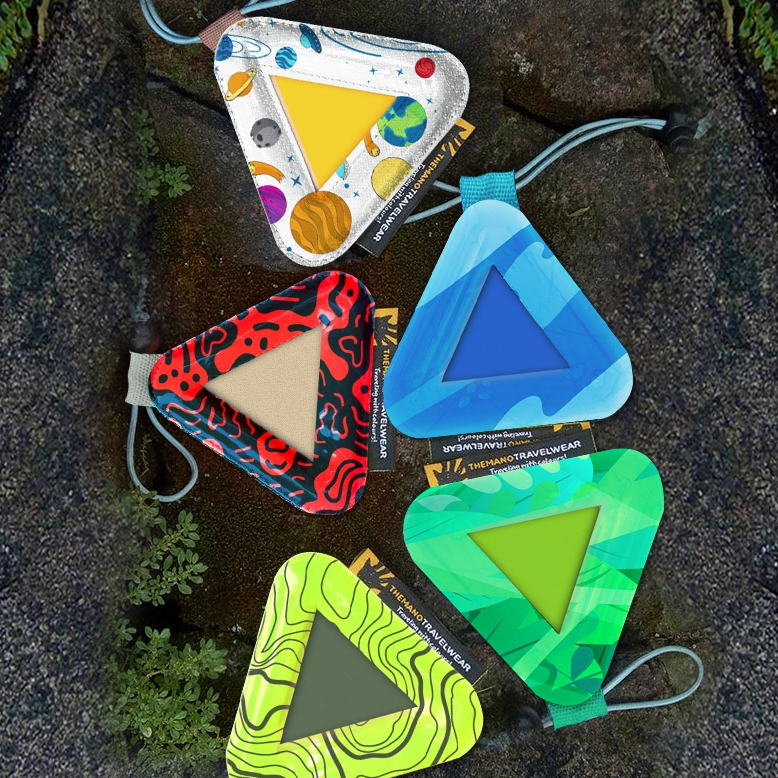 Cahaya จักรยาน TRIANGLE REFLECTTOR หรือสี TRIANGLE REPLLER / LIGHT REPLLERCTOR THICKNESS ลายนูน PATTERN MOTIF series