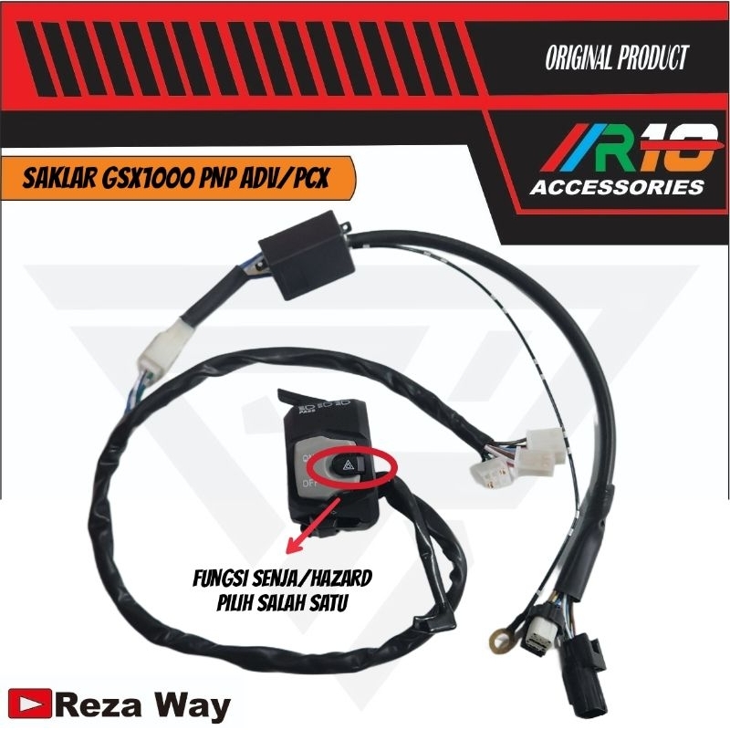 LEFT SWITCH GSX 1000 PNP ADV 150/160 / PCX 160 / 150 PCX CBU THAILAND D2 PCX 160 GEN 2 2025