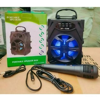 Speaker bluetooth S288 potable free mic TERMURAH