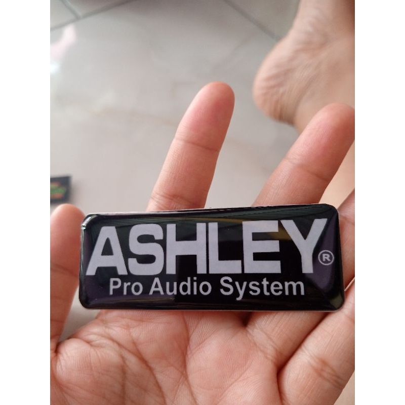 Ashley Pro audio Logo ขนาด 3x8cm