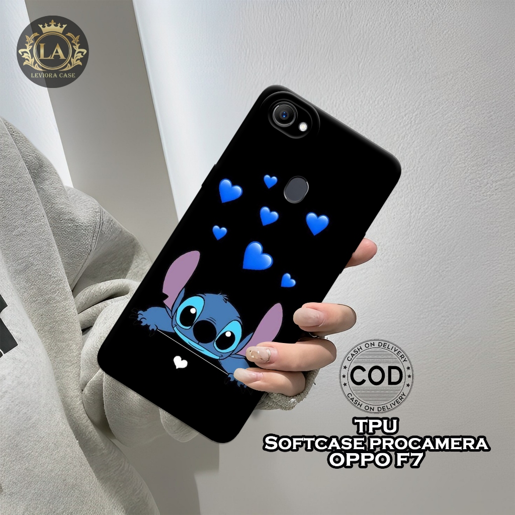 เคส HP ล่าสุด OPPO F7 - เคส Leviora - เคส Stitch แฟชั่น - เคส OPPO F7 Softcase - เคส Pro - เคส OPPO 