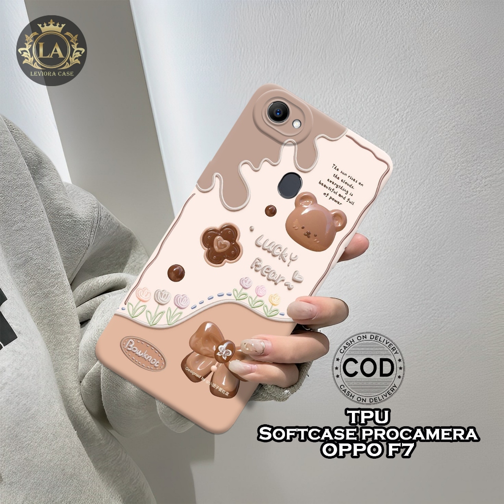 เคส HP ล่าสุด OPPO F7 - เคส Leviora - เคสแฟชั่น Bear - OPPO F7 Softcase - เคส Pro - เคส OPPO F7 ล่าส