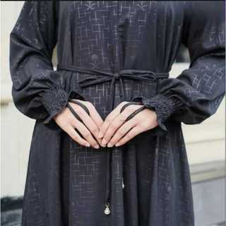 Abaya Wolfis Embos Gamis Terbaru Kekinian Abaya Mewah Promo Lebaran