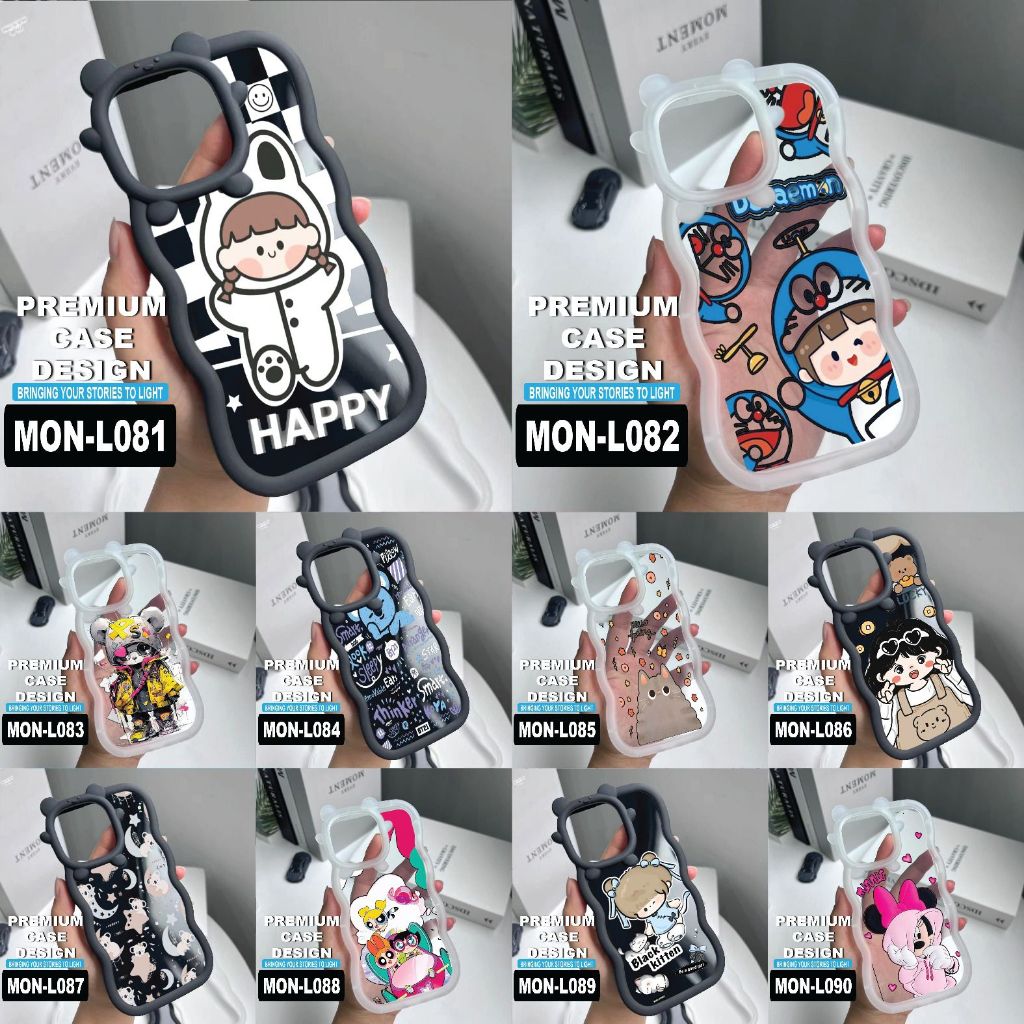 SAMSUNG A24/A34/A54/A04/A04E/A04S/A03/A03S/A02S/A13 CASE MONSTER MOTIF CODE MON L081-L090 ACC