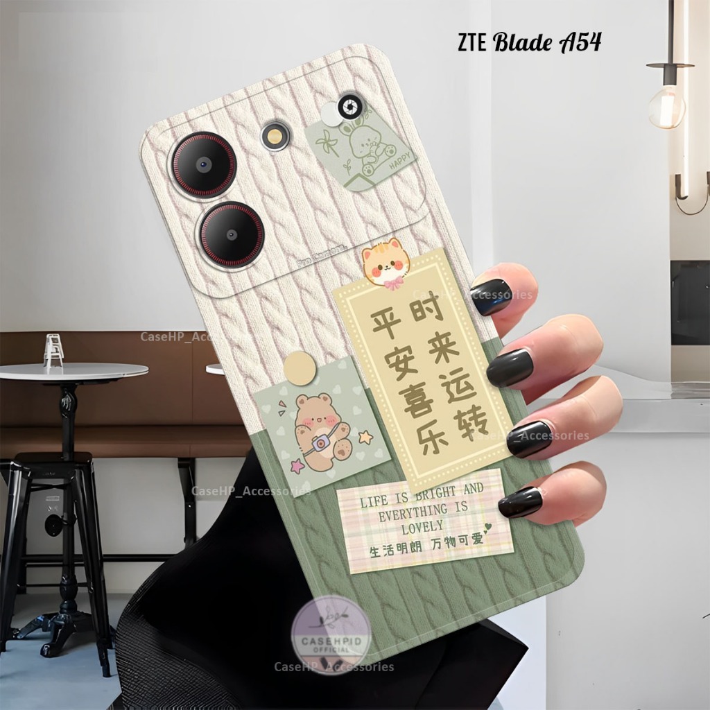 HP ล่าสุด ZTE Blade A54 Phone Softcase 2024 ZTE Blade A54 Case - ZTE Blade Case - Pro Camera Case - 