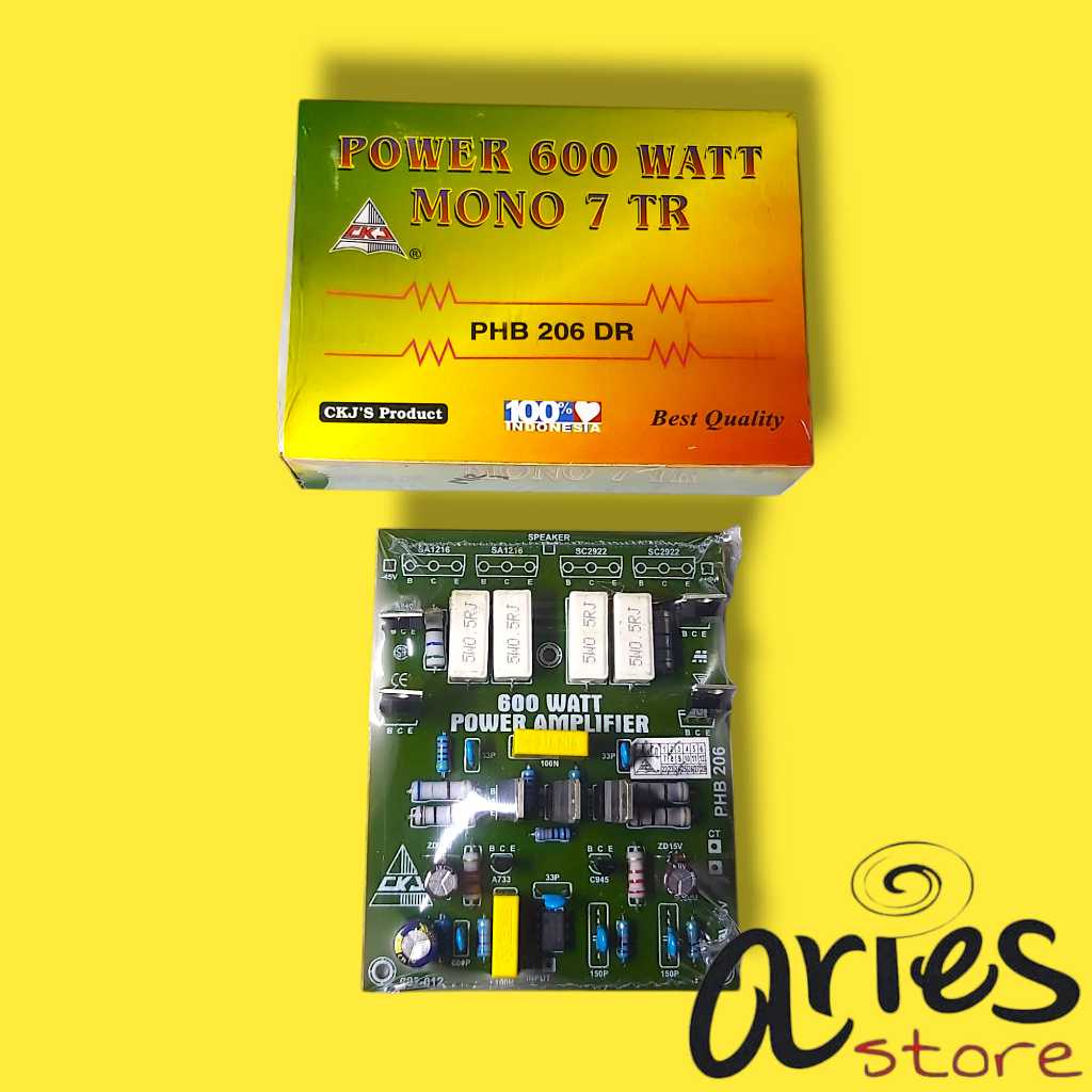 KIT POWER 600 WATT MONO 7 TR CKJ PHB 206 DR