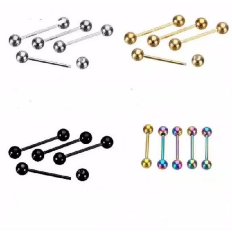 TONGUE PIERCING EARRINGS TONGUE BARBELL EARRINGS