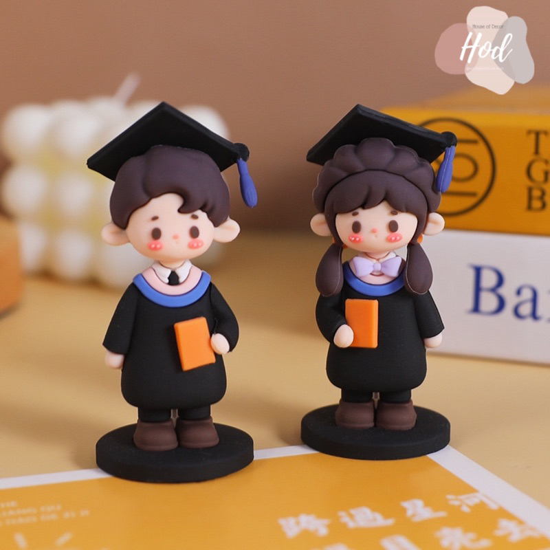Happy Graduation Topper สําเร็จการศึกษาเค้ก Topper ช่อดอกไม้ตกแต่งทองสีดําเค้กตกแต่งสําเร็จการศึกษาตกแต่งเค้กยินดีที่จะสําเร็จการศึกษา Toga