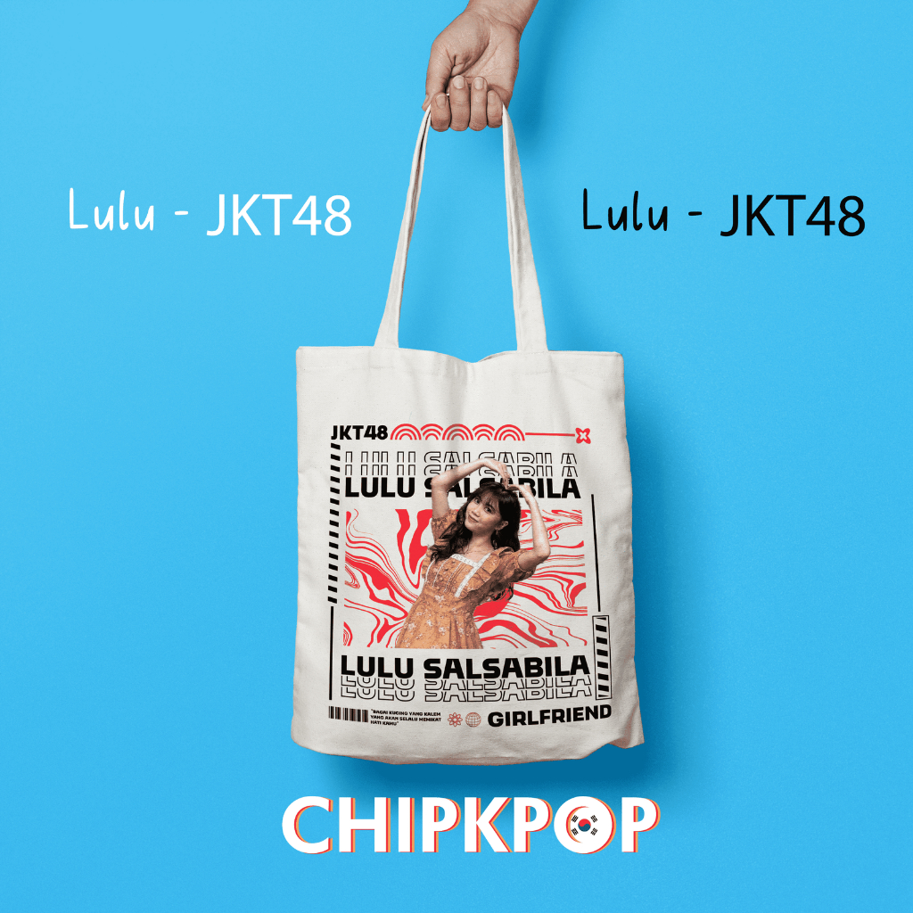[ LULU SET PACKAGE] [JKT48] I OSHI LULU JKT 48 FANMADE TOTEBAG I JKT 48 OSHI LULU TOTEBAG I LULU JKT
